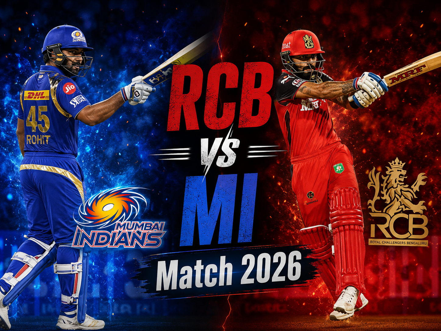 RCB vs MI Match 2026