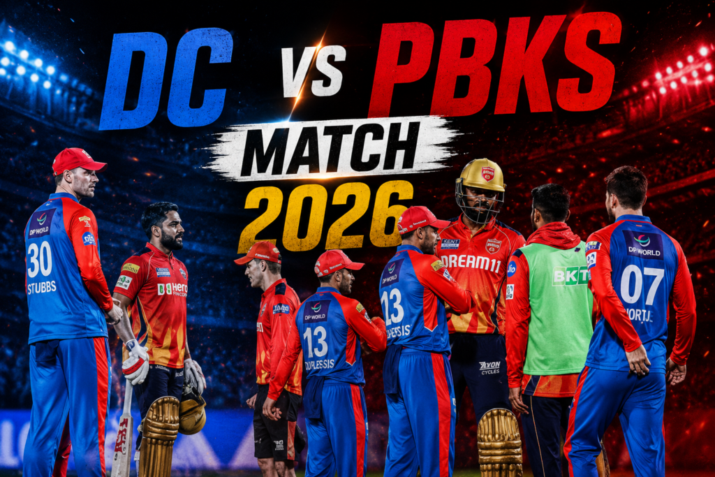 DC vs PBKS Match 2026