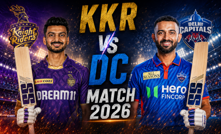 KKR vs DC match 2026