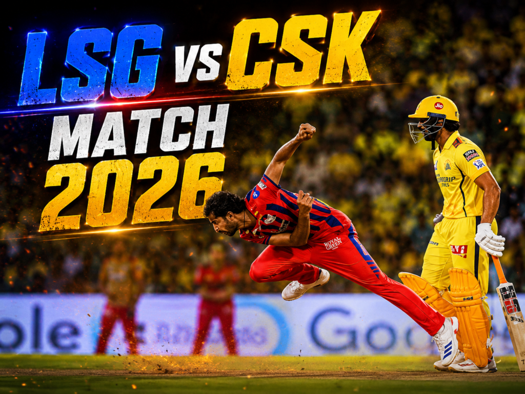 LSG vs CSK Match 2026