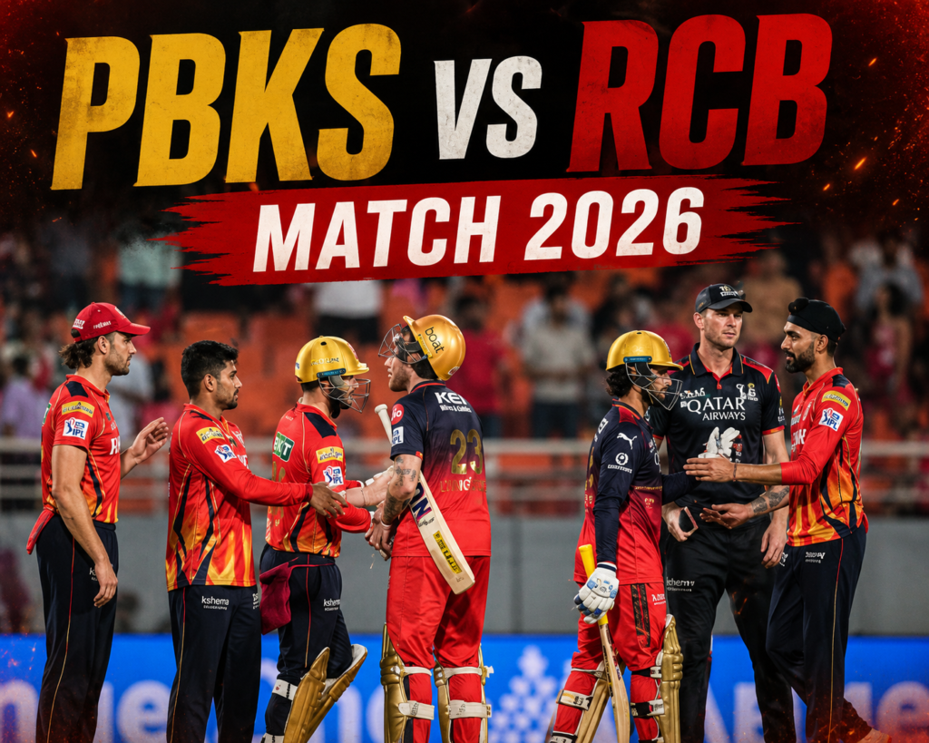 PBKS vs RCB Match 2026