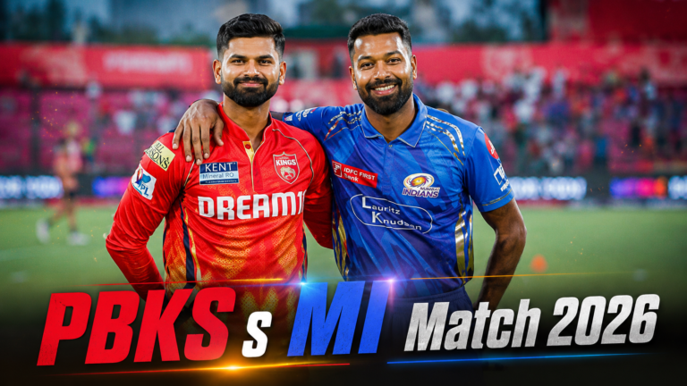 PBKS vs MI Match 2026